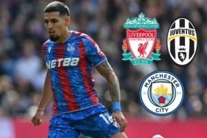 哥伦比亚媒体：利物浦、曼城、尤文关注29岁水晶宫后卫穆尼奥斯